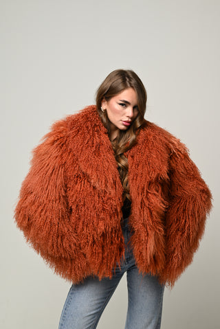 Mongolia Elsa collo sciallato