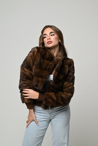 Bomber in Visone Audrey