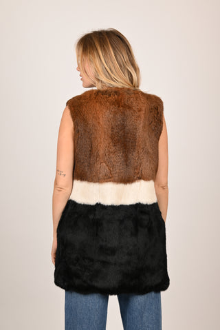 Gilet in lapin A108