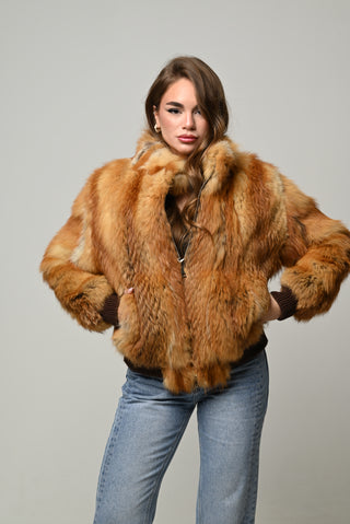 Bomber in volpe rossa 1438