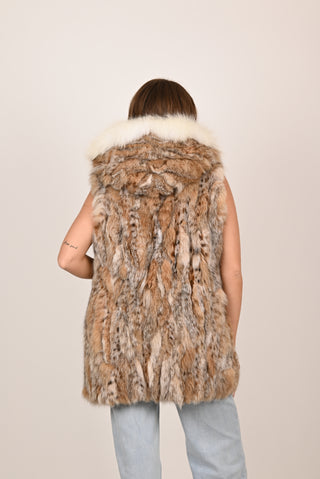 Gilet in lince e volpe A191