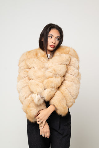 Giacca in volpe Eleonor gold
