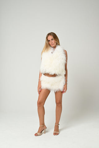 Coordinato in Mongolia bianco