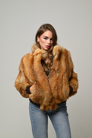 Bomber in volpe rossa 1438