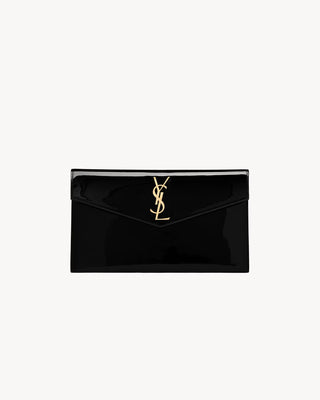 POCHETTE UPTOWN IN PELLE VERNICIATA
