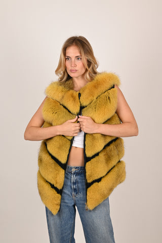 Gilet in volpe A114