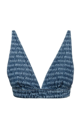 Top Denim Miu Miu