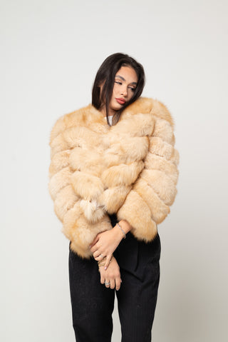 Giacca in volpe Eleonor gold