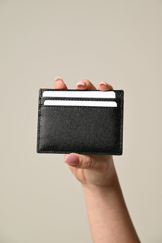 Portacarte YSL liscio