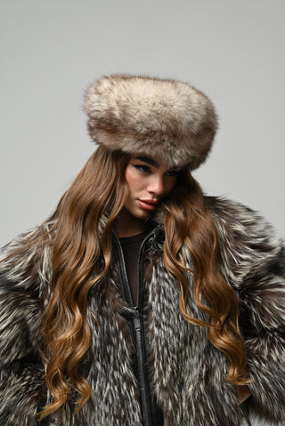 Bomber in volpe argentata 969