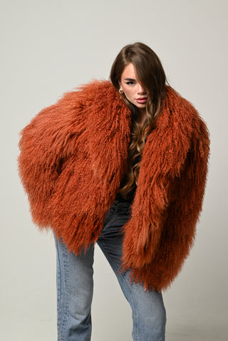 Mongolia Elsa collo sciallato