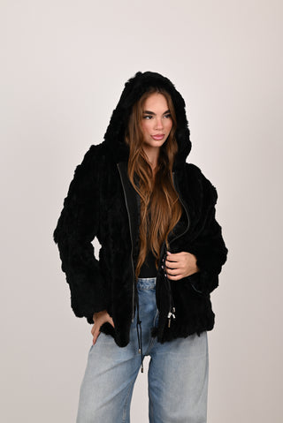 Giacca in Lapin A298