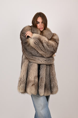 Giacca in volpe Frost A218