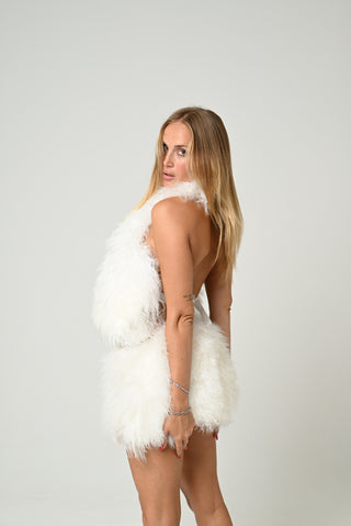 Coordinato in Mongolia bianco