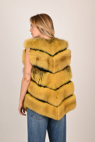 Gilet in volpe A114