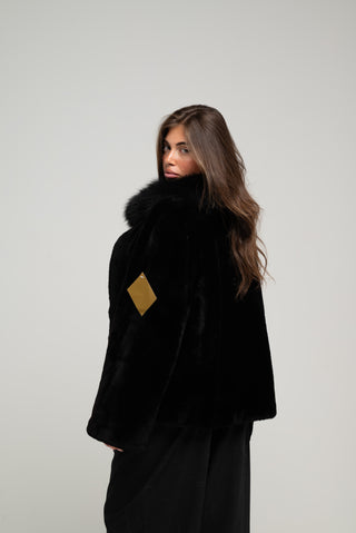 Giacca in latra e volpe 206