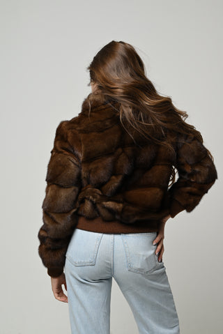 Bomber in Visone Audrey