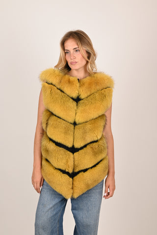 Gilet in volpe A114