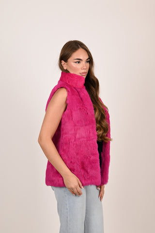 Gilet in lapin A123