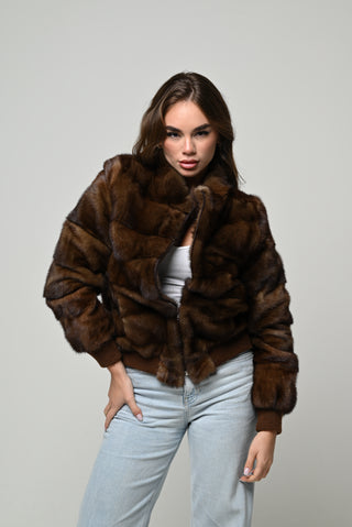 Bomber in Visone Audrey