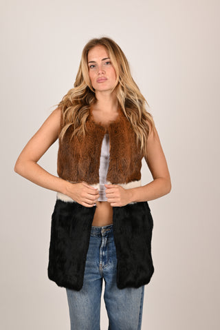 Gilet in lapin A108