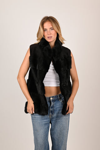 Gilet in visone A28