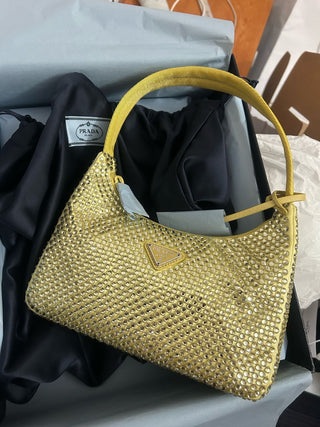 Borsa Prada Re editin 2000 crystal