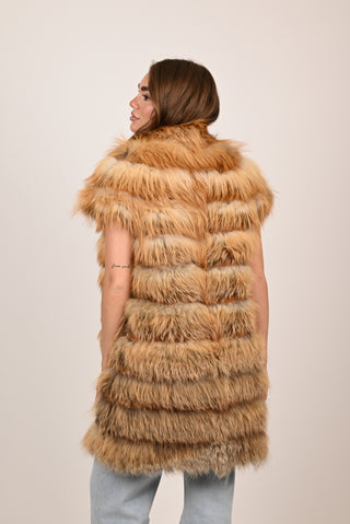 Gilet in volpe rossa A194