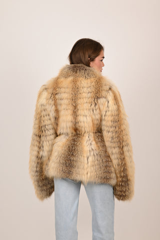 Giacca in volpe Gold A175