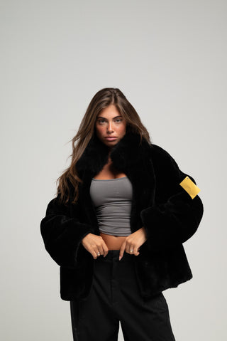 Giacca in latra e volpe 206