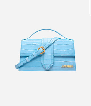 GRAND BAMBINO CROCODILE BLUE