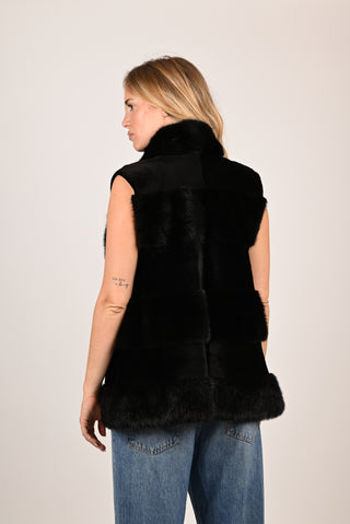 Gilet in visone A28