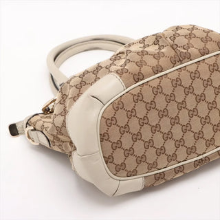 Gucci GG Canvas Sukey Canvas & Leather