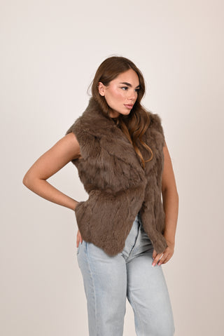 Gilet in lapin A143