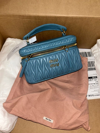 Borsa a tracolla in nappa matelassè