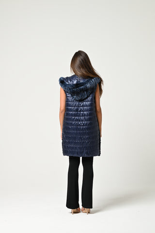 Gilet in piumino e Rex 25
