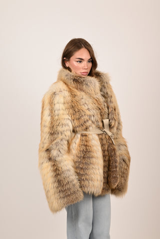 Giacca in volpe Gold A175