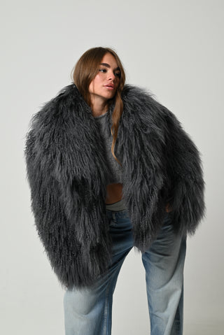 Mongolia Elsa collo sciallato