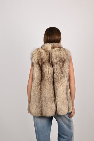Gilet in volpe della Groenlandia A756