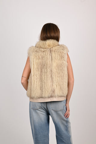 Gilet in volpe della Groenlandia A768