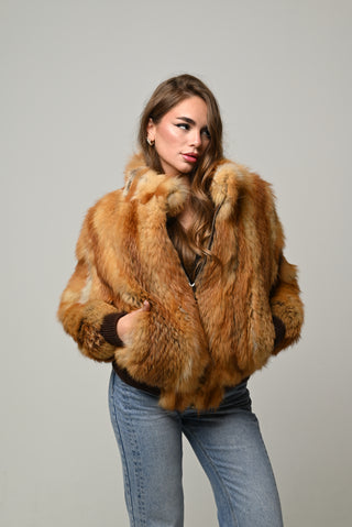 Bomber in volpe rossa 1438