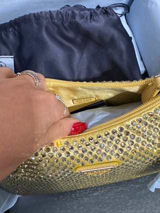 Borsa Prada Re editin 2000 crystal
