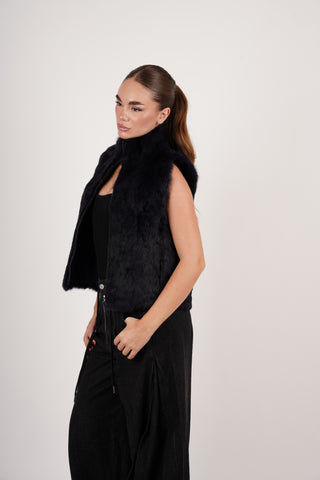 Gilet in visone A475